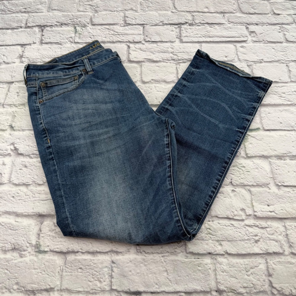 American Eagle Mens Original Straight Leg Blue Jeans Extreme Flex 4 36x32 Denim